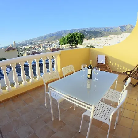 Sunny Terraced Apartment In Costa Adeje, Tenerife South Apartment *